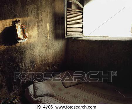 Bedroom Of Ruined House View Large Photo Image Stock Photograph - Bedroom Of Ruined House. Fotosearch