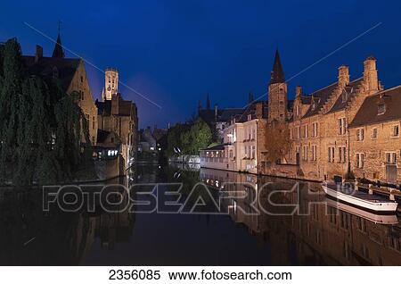 Stock Photography - Belfry tower; Bruges, Belgium. Fotosearch