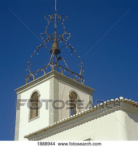 Bell Tower And Blue Sky View Large Photo Image Picture - Bell Tower And Blue Sky. Fotosearch