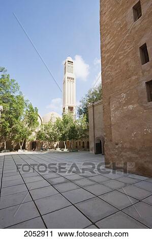 Bell Tower In The Monastery Of Saint Macarius The Great, Wadi El Natrun, Egypt View Large Photo Image Stock Image - Bell Tower In The Monastery Of Saint Macarius The Great, Wadi El Natrun, Egypt. Fotosearch