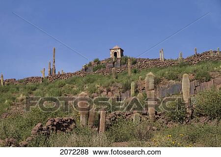 Stock Photo - Bell Tower Near Corque, Oruro, Bolivia. Fotosearch