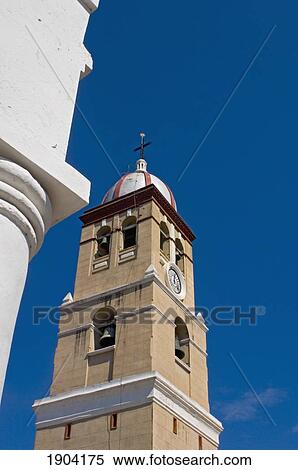 Bell Tower Of Bayamo Cathedral (La Cathedral Del Santìsimo Salvador), Bayamo, Granma Province, Cuba View Large Photo Image Stock Photography - Bell Tower Of Bayamo Cathedral (La Cathedral Del Santìsimo Salvador), Bayamo, Granma Province, Cuba. Fotosearch