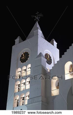 Bell Tower Of San Marcos Cathedral At Night, Tuxtla Gutierrez, Chiapas, Mexico View Large Photo Image Stock Photo - Bell Tower Of San Marcos Cathedral At Night, Tuxtla Gutierrez, Chiapas, Mexico. Fotosearch