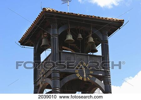 Stock Image - Bell Tower Of The Jesuit Mission Of Concepcion, Santa Cruz Department, Bolivia. Fotosearch