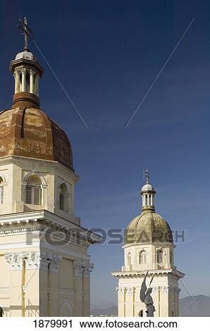 Bell Towers Of Catedral De La Anuncion View Large Photo Image Stock Image - Bell Towers Of Catedral De La Anuncion. Fotosearch