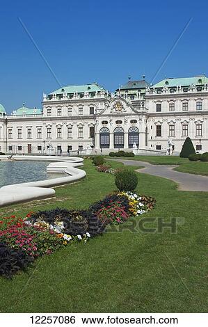 Belvedere palace; Vienna, Austria View Large Photo Image Stock Photograph - Belvedere palace; Vienna, Austria. Fotosearch