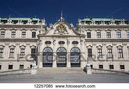 Belvedere Palace; Vienna, Austria View Large Photo Image Stock Photography - Belvedere Palace; Vienna, Austria. Fotosearch