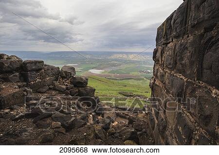 Belvoir Fortress In Kokhav Ha Yarden National Park; Israel View Large Photo Image Stock Photo - Belvoir Fortress In Kokhav Ha Yarden National Park; Israel. Fotosearch