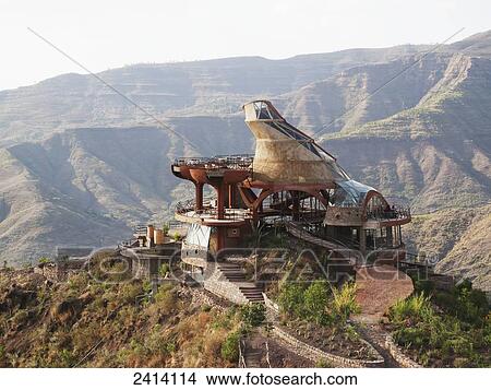 Ben Abeba restaurant; Lalibela, Amhara region, Ethiopia View Large Photo Image Picture - Ben Abeba restaurant; Lalibela, Amhara region, Ethiopia. Fotosearch