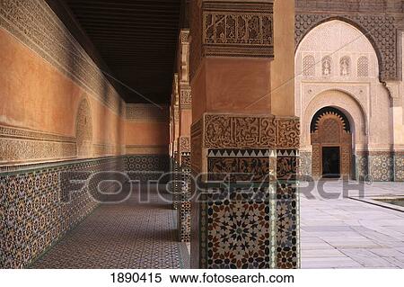 Stock Photography - Ben Youssef Madrassa. Fotosearch