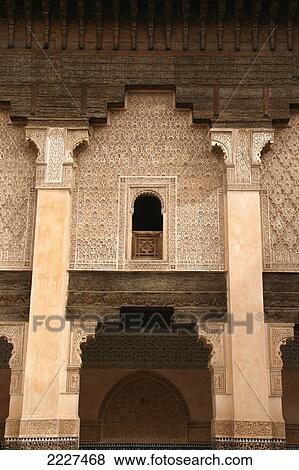 Ben Youssef Medersa (Madrassa), Islamic College, Marrakech (Marrakesh), Morocco, North Africa View Large Photo Image Stock Photo - Ben Youssef Medersa (Madrassa), Islamic College, Marrakech (Marrakesh), Morocco, North Africa. Fotosearch