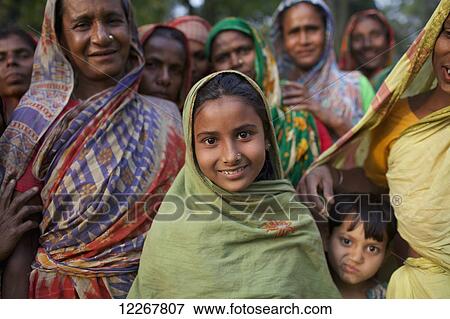 Bengali women and a child; Kishoreganj, Bangladesh View Large Photo Image Stock Photo - Bengali women and a child; Kishoreganj, Bangladesh. Fotosearch