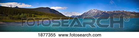 Stock Photography - Bennett Lake And Nares Lake; Carcross, Yukon Territory, Canada. Fotosearch