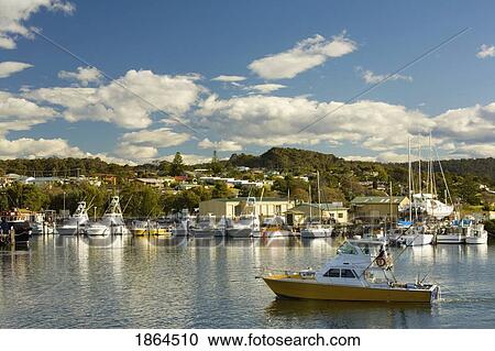 Stock Image - Bermagui Harbor, New South Wales, Australia. Fotosearch