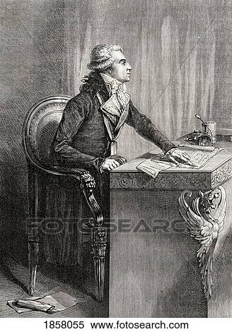 Stock Photography - Bertrand Barere De Vieuzac, 1755-1841. French Politician And Journalist, Notorious Member Of The National Convention During The French Revolution. From Histoire De La Revolution Francaise By Louis Blanc. Fotosearch