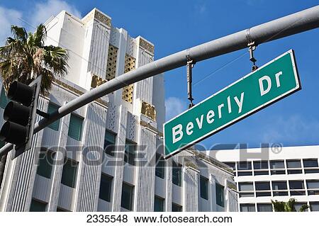 Beverly Drive Road Sign; Los Angeles, California, Usa View Large Photo Image Stock Photo - Beverly Drive Road Sign; Los Angeles, California, Usa. Fotosearch