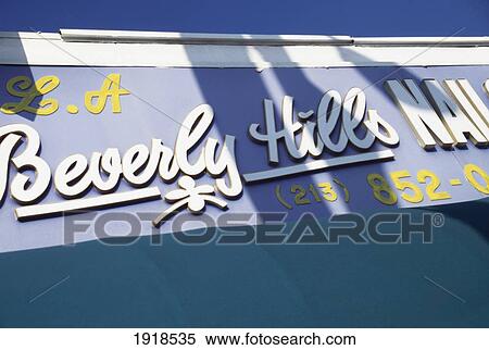 Beverly Hills Nails View Large Photo Image Stock Photography - Beverly Hills Nails. Fotosearch