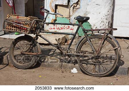 Stock Image - Bicycle, Cairo, Al Qahirah, Egypt. Fotosearch