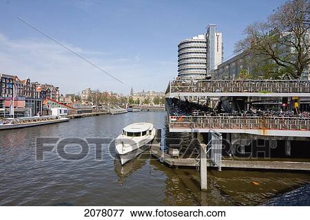 Stock Photo - Bicycle Parking Lot By The Central Station, Amsterdam, Netherlands. Fotosearch