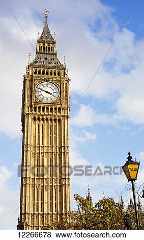 Big Ben against a bright blue sky; London, England View Large Photo Image Stock Photo - Big Ben against a bright blue sky; London, England. Fotosearch