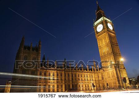 Stock Photo - Big Ben And Houses Of Parliament. Fotosearch