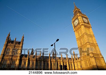 Stock Photograph - Big Ben at dawn, London, UK. Fotosearch