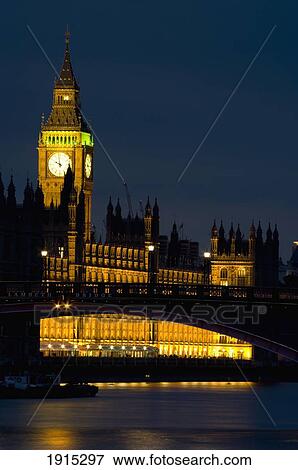 Stock Photo - Big Ben At Night. Fotosearch