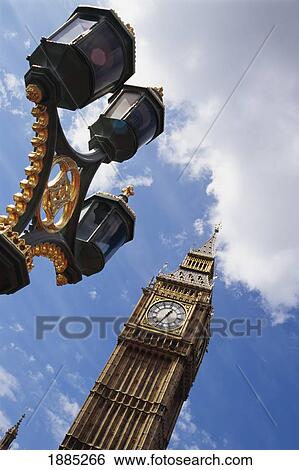 Big Ben & Lamp Post, Close Up View Large Photo Image Stock Photograph - Big Ben & Lamp Post, Close Up. Fotosearch