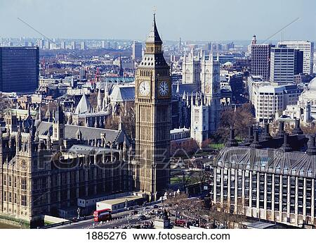 Big Ben Seen From The London Eye View Large Photo Image Stock Photograph - Big Ben Seen From The London Eye. Fotosearch