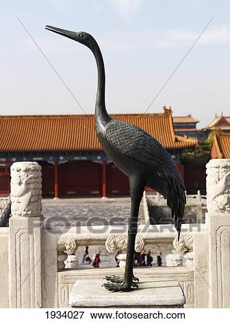 Bird Statue In The Forbidden City; Beijing, China View Large Photo Image Stock Photo - Bird Statue In The Forbidden City; Beijing, China. Fotosearch