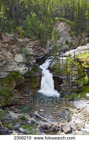 Blakiston Falls In Waterton Lakes National Park; Alberta, Canada View Large Photo Image Stock Image - Blakiston Falls In Waterton Lakes National Park; Alberta, Canada. Fotosearch
