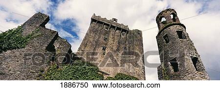 Stock Image - Blarney Castle, Low Angle View. Fotosearch