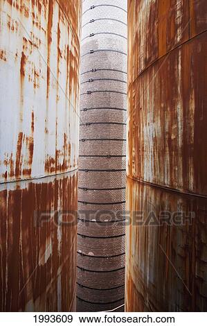 Stock Photo - Blast Furnaces And Smoke Stack At Volklinger Hutte (Volklingen Ironworks), Volklingen, Germany. Fotosearch