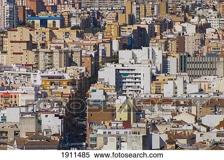 Blocks Of Flats In Malaga, High Angle View, Andalucia, Spain View Large Photo Image Stock Photography - Blocks Of Flats In Malaga, High Angle View, Andalucia, Spain. Fotosearch