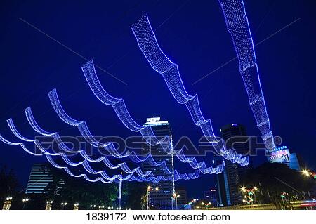 Blue Lights Decorations; Kuala Lumpur, Selangor, Malaysia View Large Photo Image Stock Image - Blue Lights Decorations; Kuala Lumpur, Selangor, Malaysia. Fotosearch