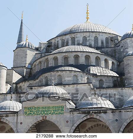 Blue Mosque; Istanbul Turkey View Large Photo Image Stock Photo - Blue Mosque; Istanbul Turkey. Fotosearch