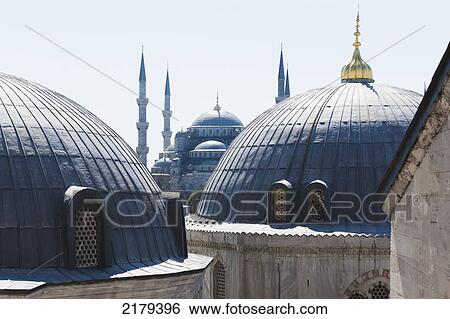 Blue Mosque; Istanbul Turkey View Large Photo Image Stock Photograph - Blue Mosque; Istanbul Turkey. Fotosearch