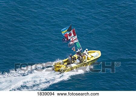 Boat In Nassau Harbor, High Angle View; Nassau, New Providence Island, Bahamas View Large Photo Image Picture - Boat In Nassau Harbor, High Angle View; Nassau, New Providence Island, Bahamas. Fotosearch