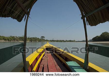 Boat On The Usumacinta River, Chiapas, Mexico View Large Photo Image Picture - Boat On The Usumacinta River, Chiapas, Mexico. Fotosearch