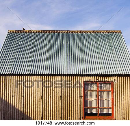 Boat Shed With Bird On Roof View Large Photo Image Stock Photo - Boat Shed With Bird On Roof. Fotosearch