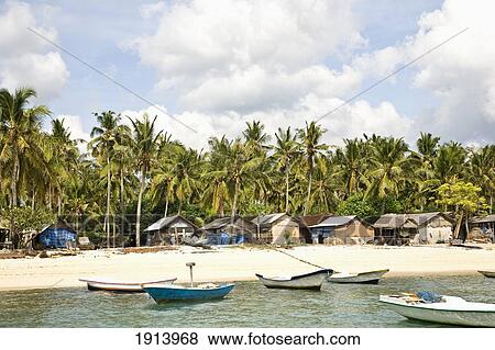 Boats At Beach View Large Photo Image Stock Photo - Boats At Beach. Fotosearch