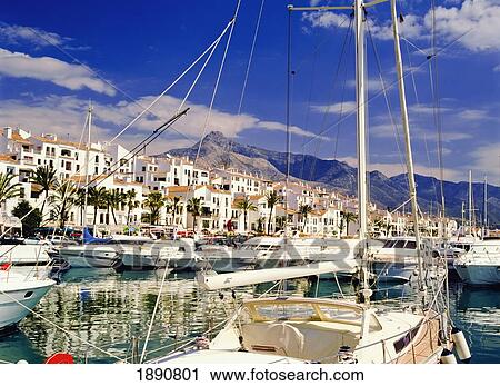 Boats At Dock, Puerto Banos, Andalucia, Spain View Large Photo Image Stock Image - Boats At Dock, Puerto Banos, Andalucia, Spain. Fotosearch