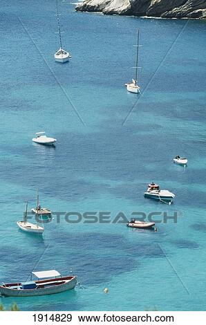 Boats In A Bay View Large Photo Image Stock Photo - Boats In A Bay. Fotosearch