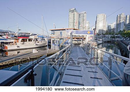 Boats In Coal Harbor Marina, Vancouver, British Columbia, Canada View Large Photo Image Stock Image - Boats In Coal Harbor Marina, Vancouver, British Columbia, Canada. Fotosearch