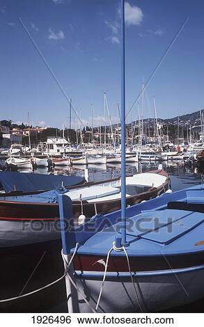 Boats In Harbor; Cap-Ferrat, France View Large Photo Image Stock Photograph - Boats In Harbor; Cap-Ferrat, France. Fotosearch