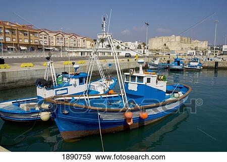 Stock Photo - Boats In Port. Fotosearch
