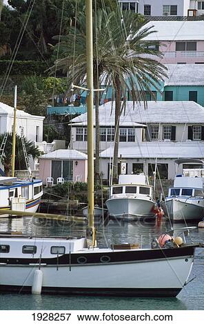 Stock Photo - Boats In The Dock.. Fotosearch