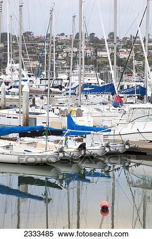 Boats In The Harbour And Houses On A Hill; San Diego, California, United States Of America View Large Photo Image Stock Photography - Boats In The Harbour And Houses On A Hill; San Diego, California, United States Of America. Fotosearch