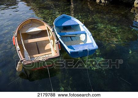 Stock Photo - Boats In The Harbour Dubrovnik, Croatia. Fotosearch