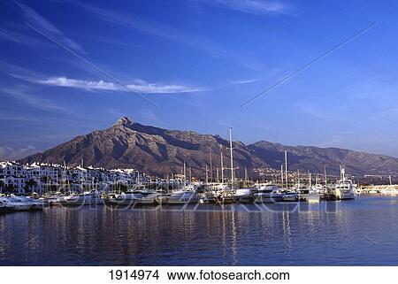 Boats In The Harbour View Large Photo Image Picture - Boats In The Harbour. Fotosearch